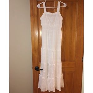 white maxi dress